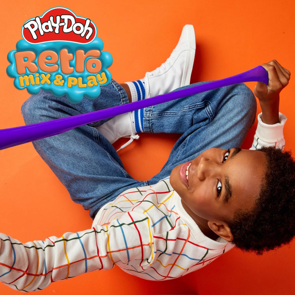 Play-Doh Blue Glitter tube adds sparkling accents to crafts