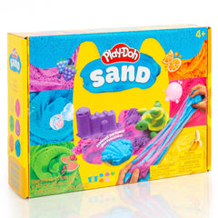 Play-Doh Sand 6-pack kids playing with colorful sand together