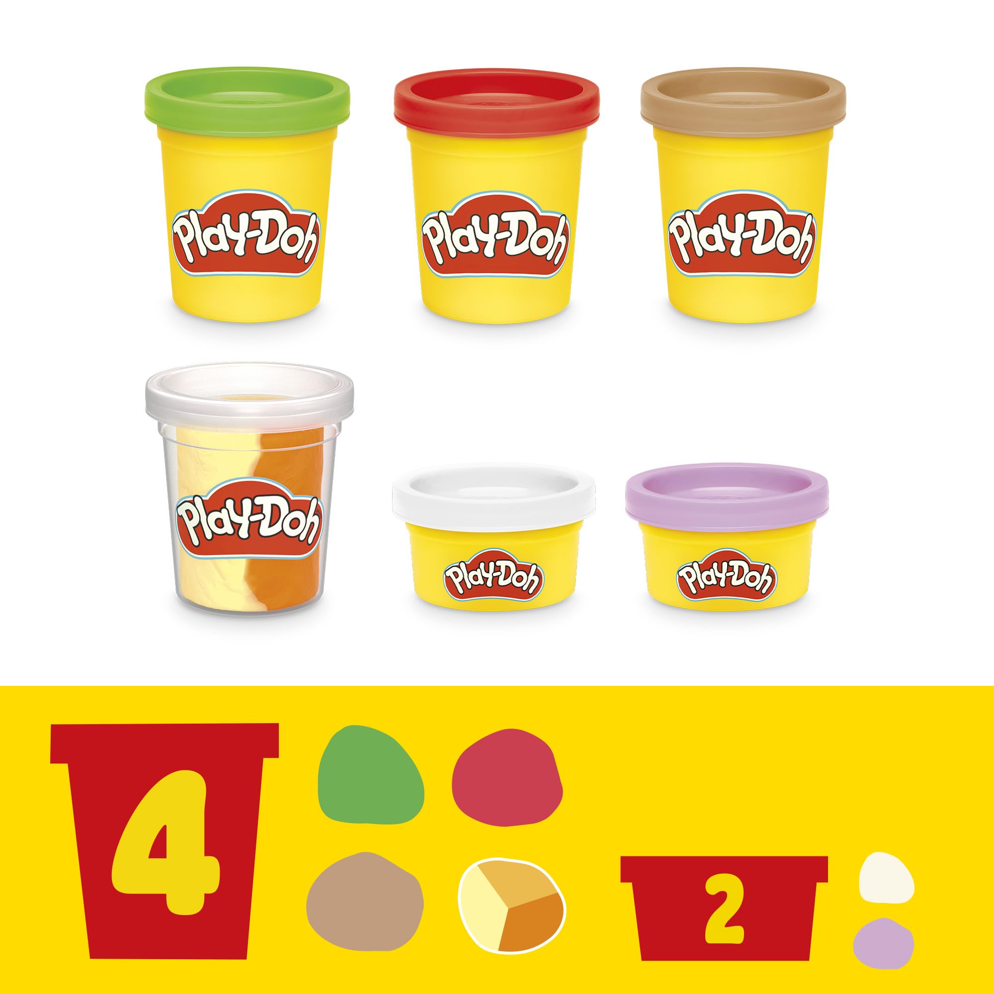 Play-Doh serving and slicing tools promote sharing during pretend meals