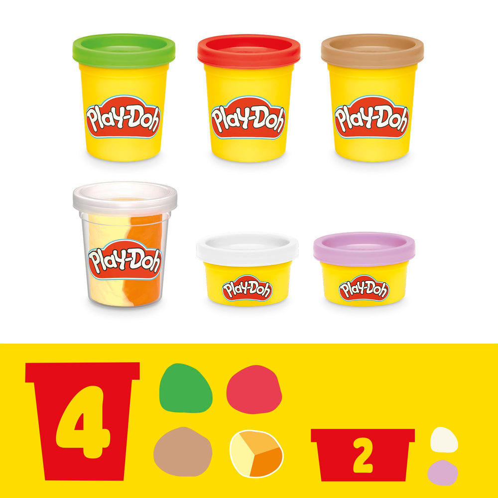 Play-Doh serving and slicing tools promote sharing during pretend meals