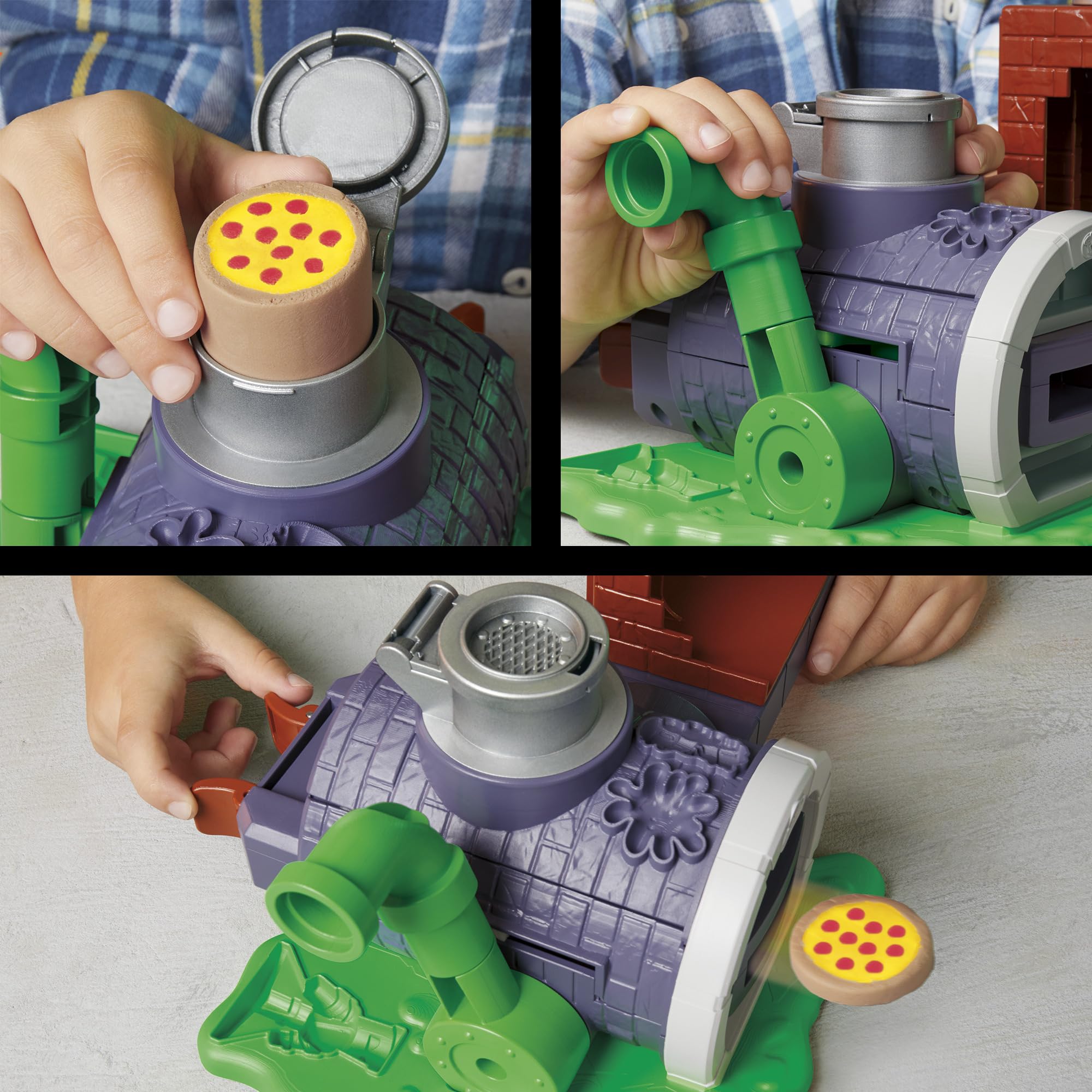 Play-Doh sewer blaster setup invites hands-on construction and storytelling