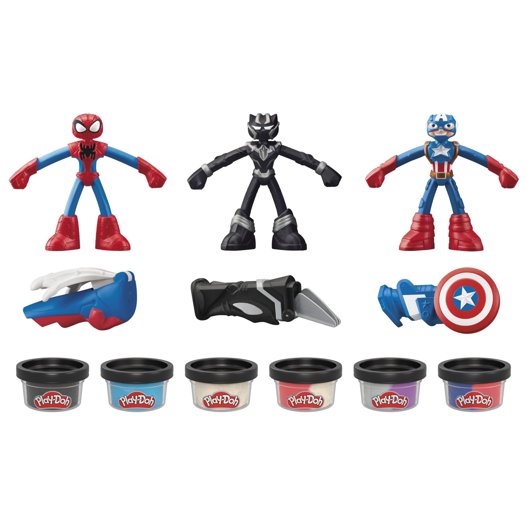 Play-Doh six ounce pack provides colors for hero outfits