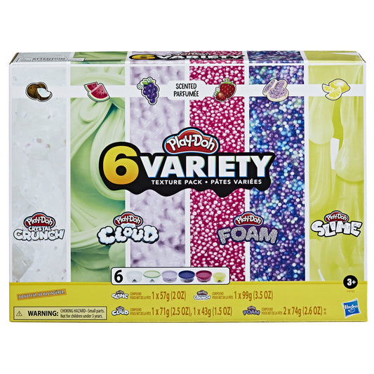 Play-Doh Slime with lemon scent, yellow ooey gooey texture for sensory play.