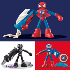 Play-Doh Spider-Man action figure with web slinger tool enables pretend webbing