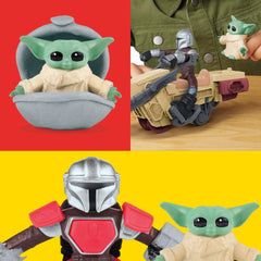 Play-Doh 4 inch Mandalorian figure with flexible limbs
