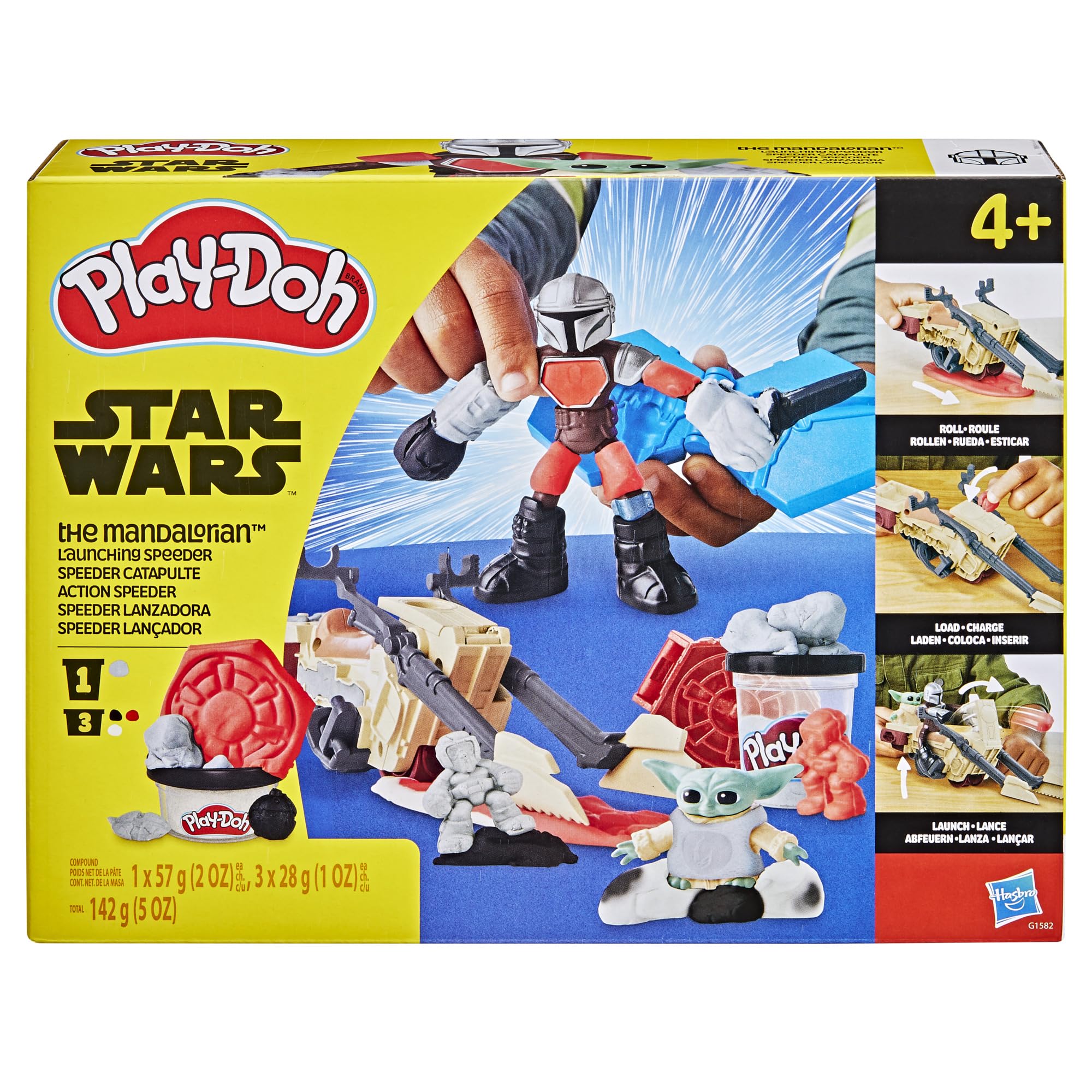 Play-Doh Grogu bendy figure adds tactile play