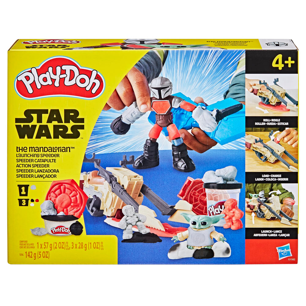 Play-Doh Grogu bendy figure adds tactile play