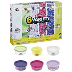 Play-Doh Super Cloud green watermelon scent fluffy texture with bubbles.