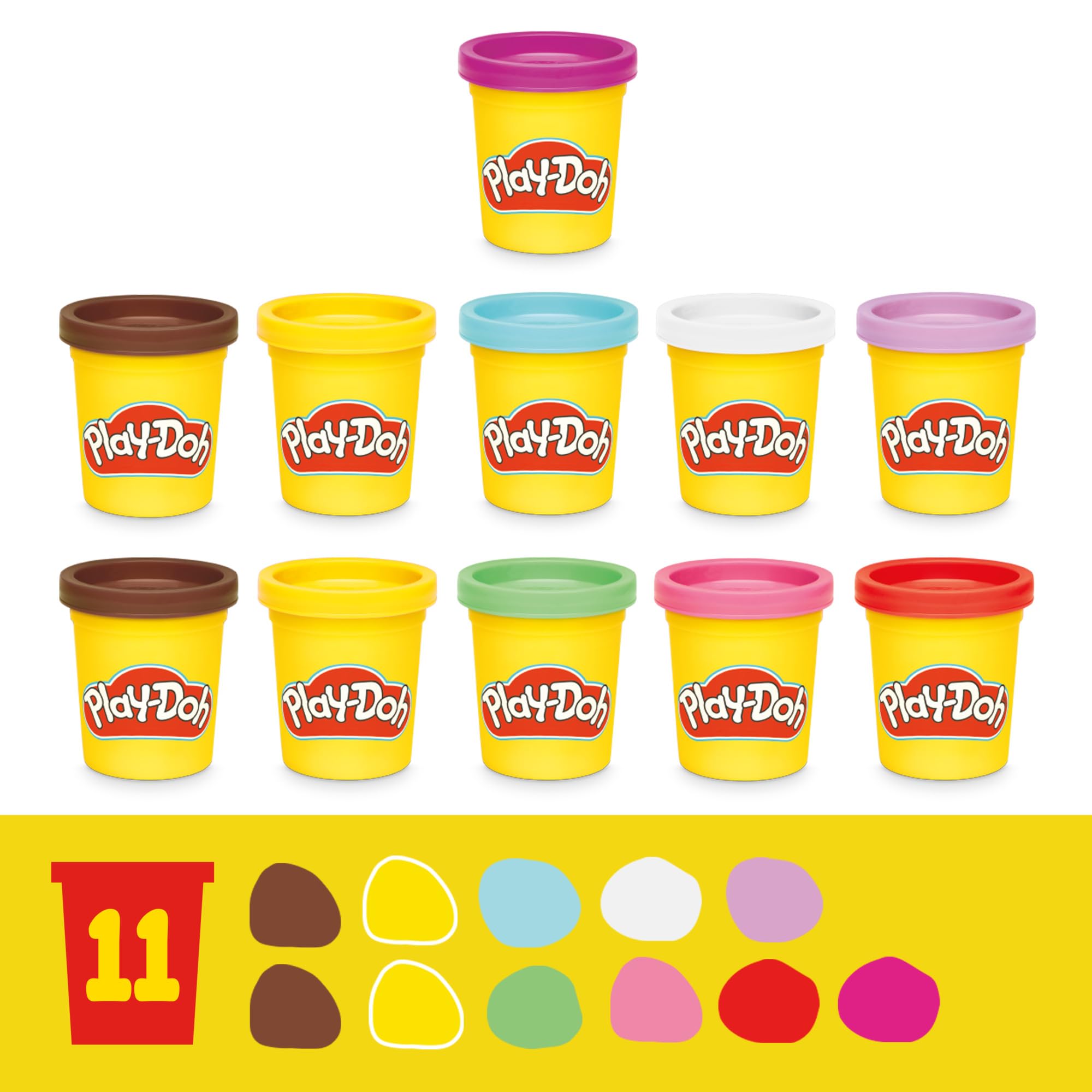 Play-Doh Super Slice Cake Playset: form a circle cake from slices.
