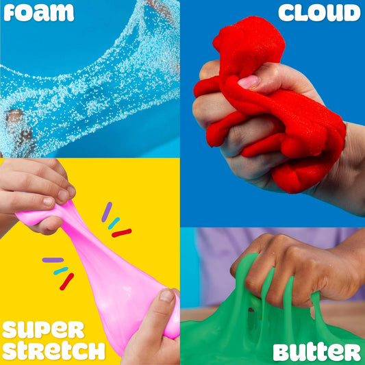 Play-Doh Super Stretch Grape 3oz with glossy, stretchy texture for hands-on creativity