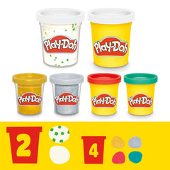 Play-Doh syringe extruder lets kids squeeze fillings into cavities with control.