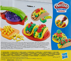 Play-Doh Taco Time cheese grater adds cheese topping details to pretend tacos.