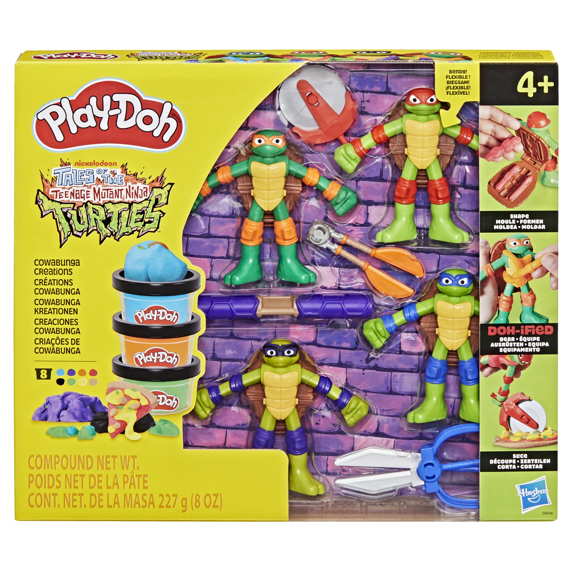 Play-Doh TMNT Donatello bendy figure encouraging creative storytelling