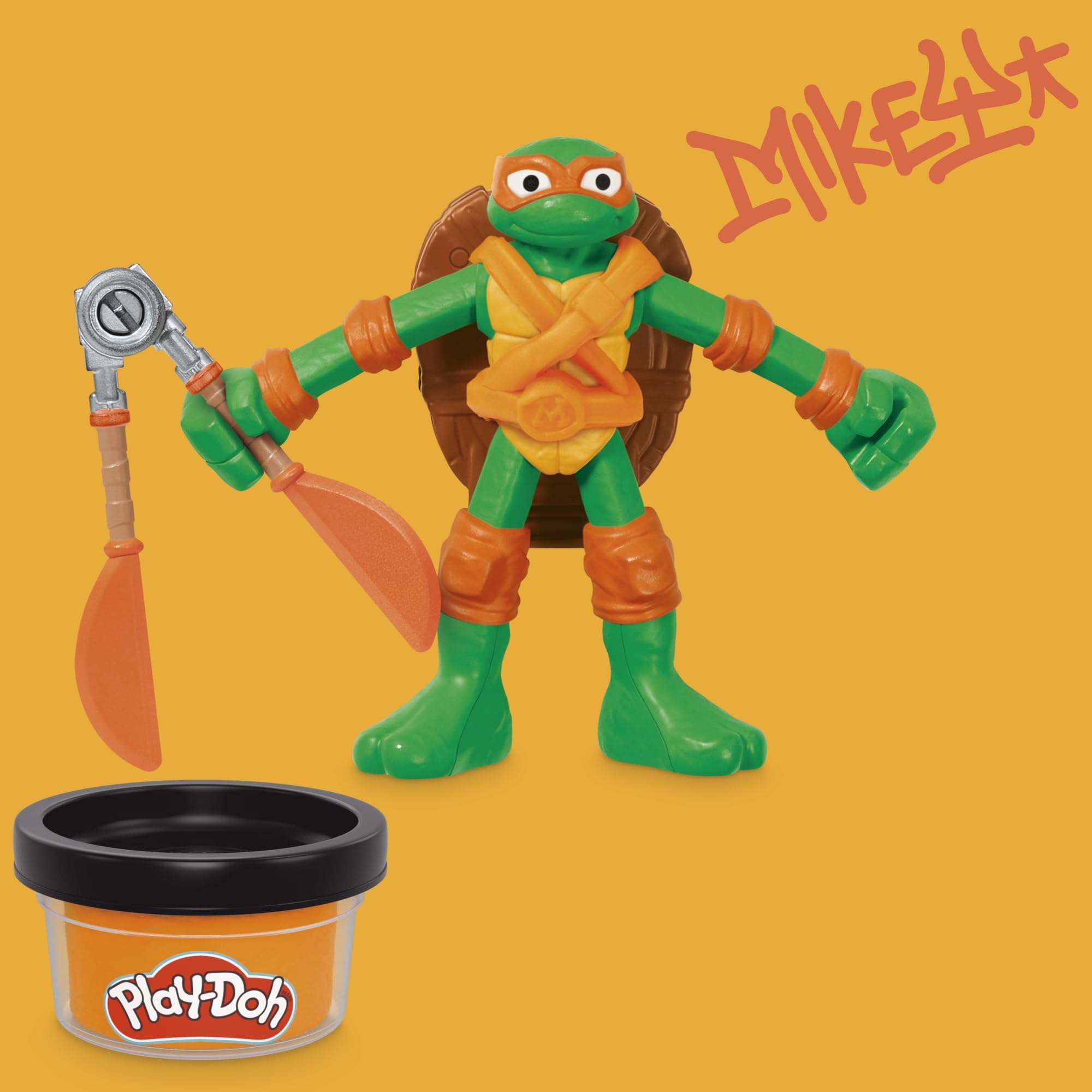 Play-Doh TMNT gear belts and accessories enhance outfits