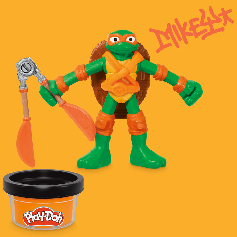 Play-Doh TMNT gear belts and accessories enhance outfits