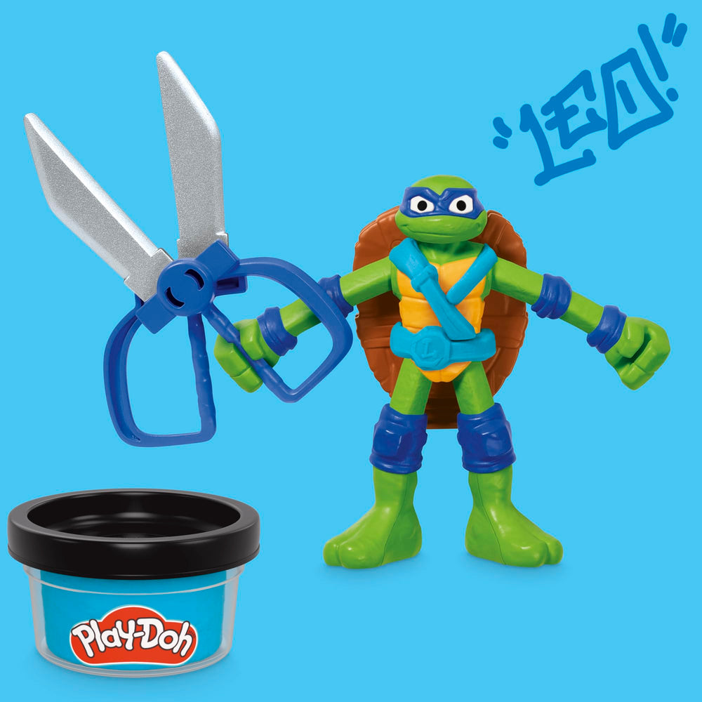Play-Doh TMNT hidden shell molds unlock extra play gear