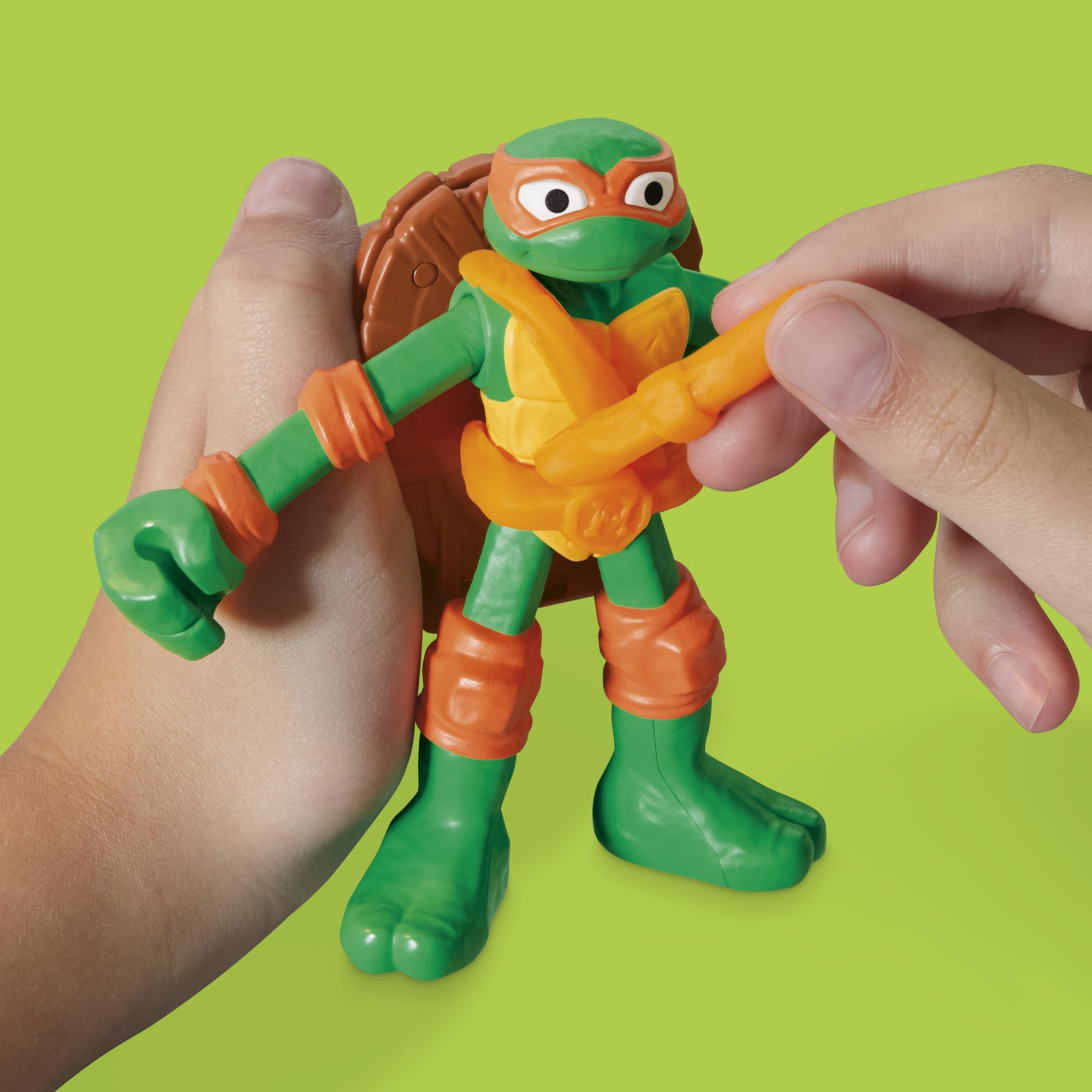 Play-Doh TMNT tool set for slicing and smashing