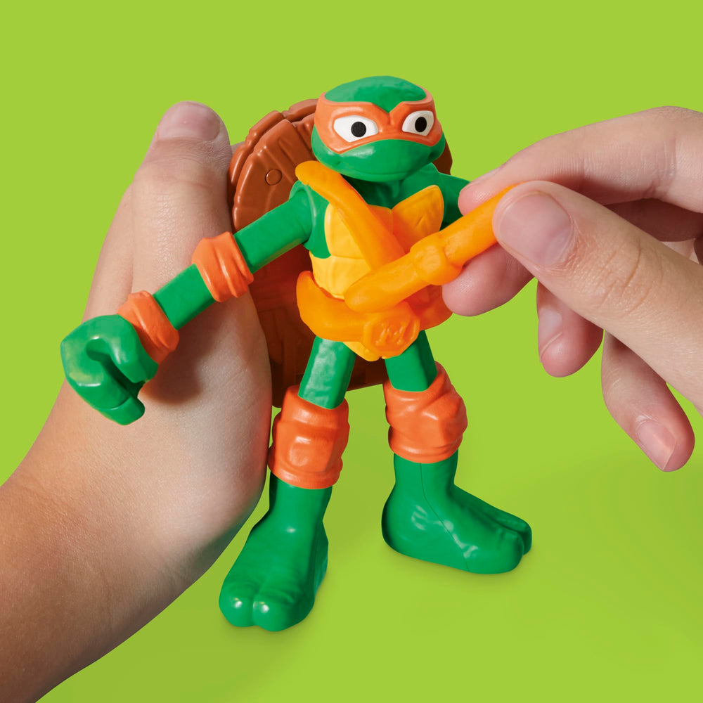 Play-Doh TMNT tool set for slicing and smashing