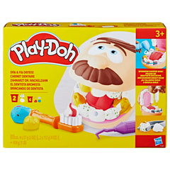 Play-Doh tooth mold with row of teeth fosters quick, tactile dental practice and storytelling.