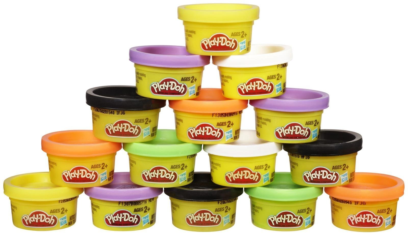 Play-Doh Treat Without the Sweet Halloween Bag cans for creative gifting.