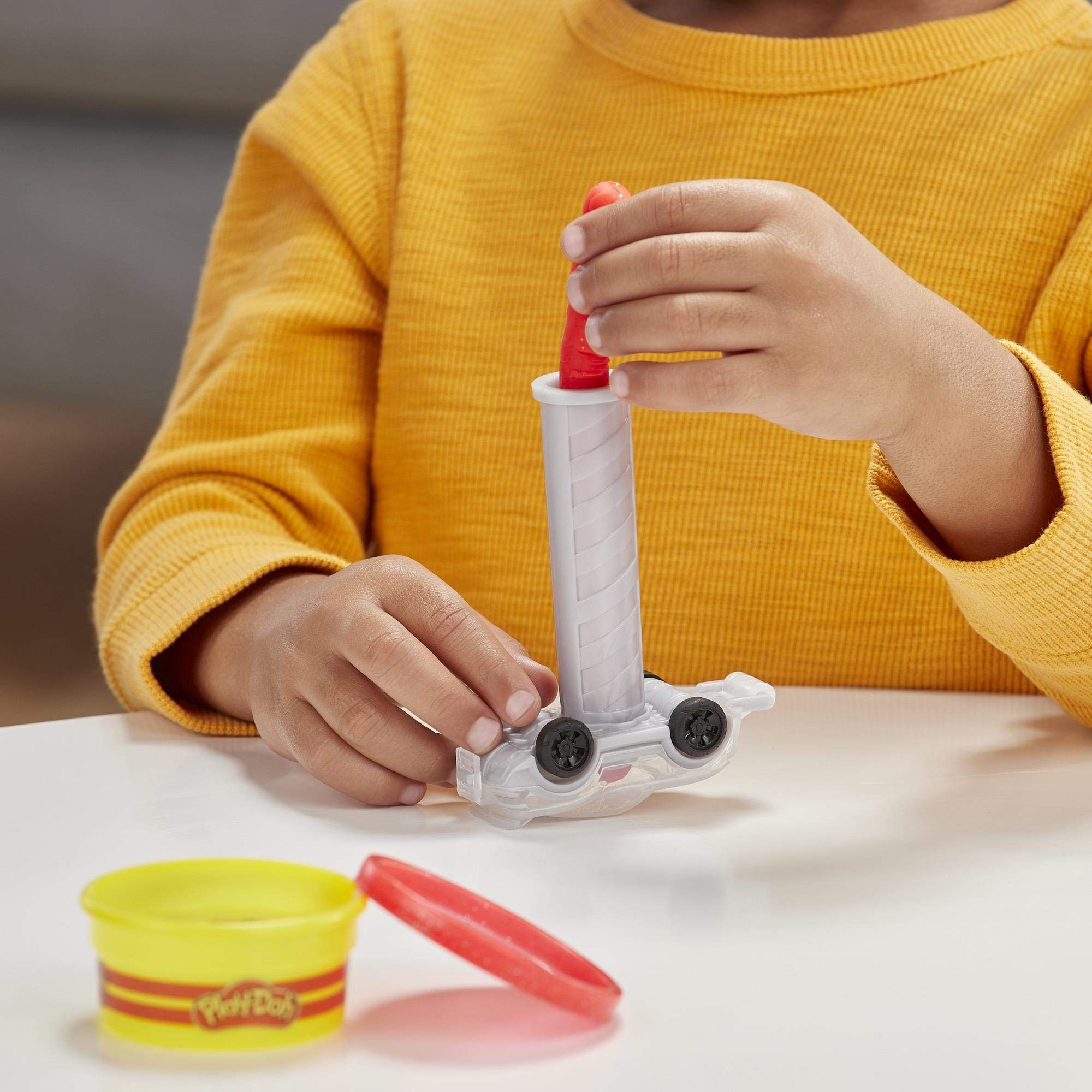 Play-Doh Wheels Tow Truck tow winch detail for hauling clay cars.