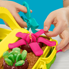 Play-Doh Blooming Flowers can set shows color variety for creative play.