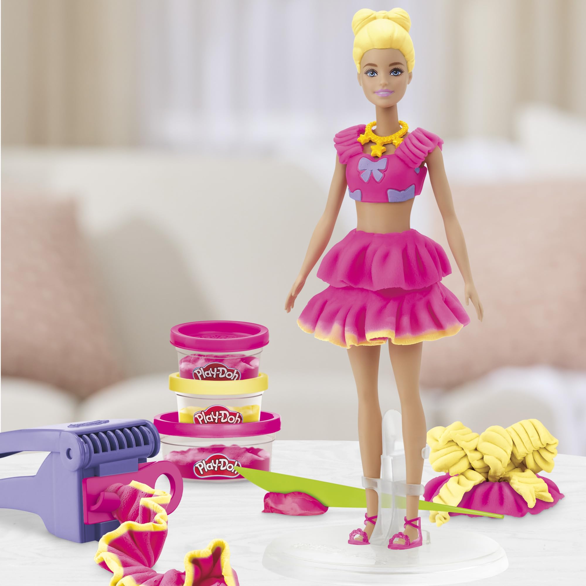 Yellow modeling compound can expands color options for accessories.