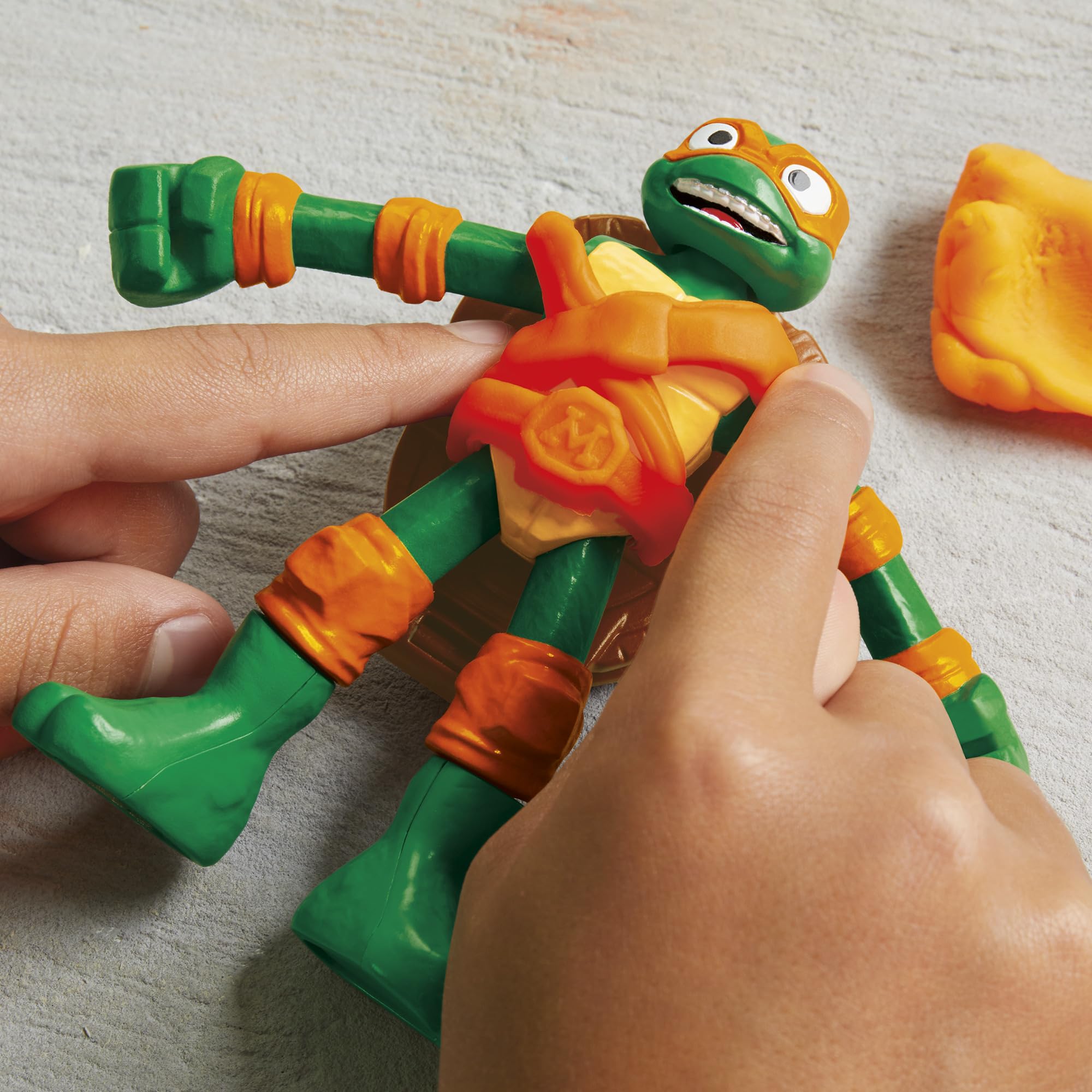 Play-Doh yellow one-ounce can brightens scenes and builds contrast