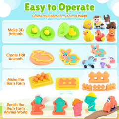 PLAY Dough Molds encourage safe, creative farm scenes with BPA-free, kid-friendly design.