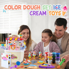PLAY Ice Cream Cart with movable wheels enhances outdoor pretend play and collaboration