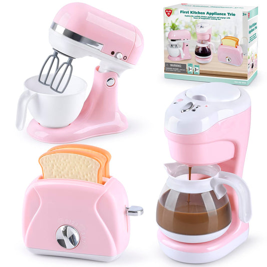 PLAY Kitchen coffee maker with lights and sounds for imaginative pretend play