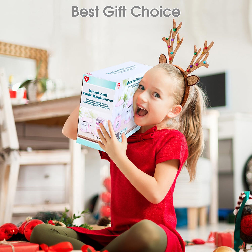 PLAY kitchen set packaging image – presents an engaging learning toy for birthdays and holidays.