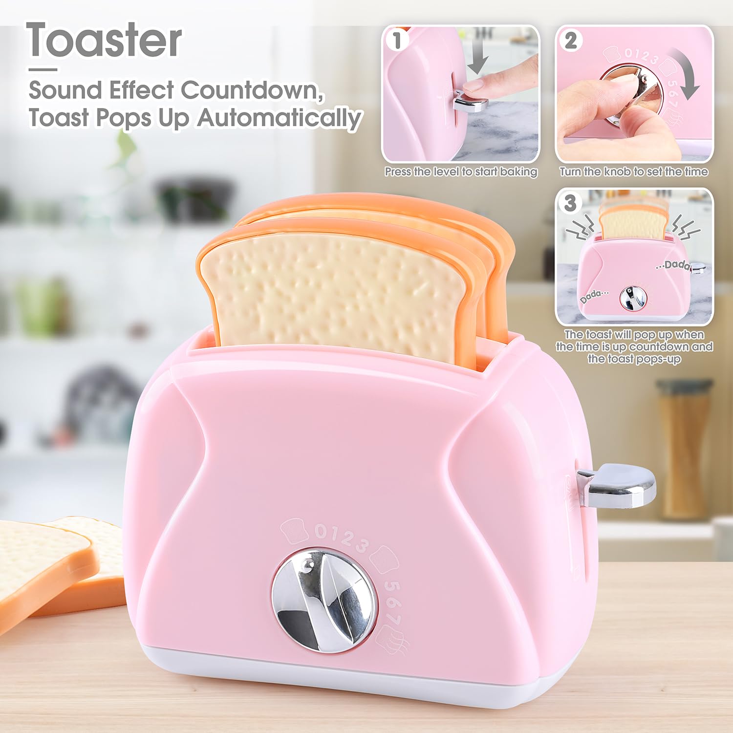 PLAY kitchen set pretend food pieces image – spark creativity with colorful props for role-play.