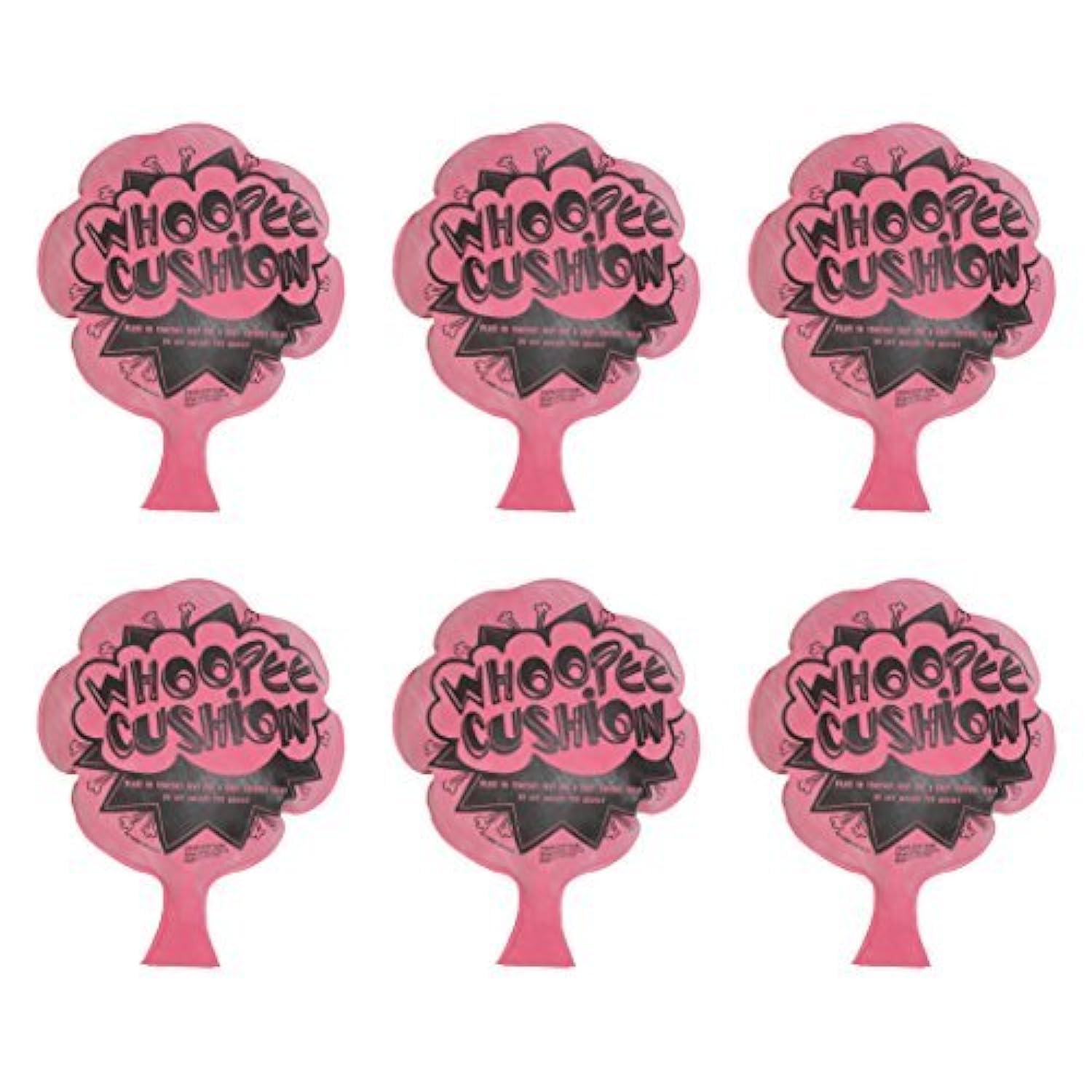 Play Kreative Whoopee Cushion 6-pack packaging for ready-to-gift pranks.