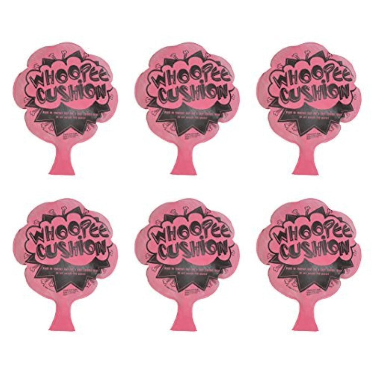 Play Kreative Whoopee Cushion 6-pack packaging for ready-to-gift pranks.