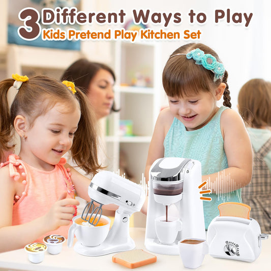 PLAY mixer toy with rotating whip promotes dynamic cooking play.