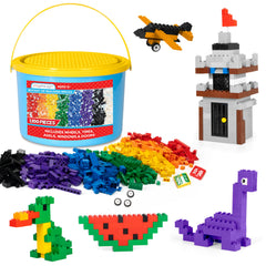 Play Platoon 1100-piece set with colorful bricks for imaginative building