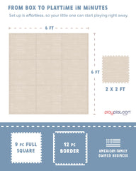 Play Platoon 24x24 tiles close-up showing interlocking edges