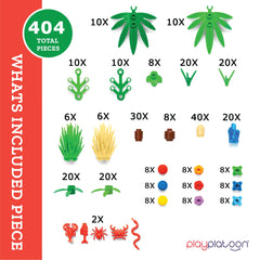 Play Platoon jungle kit with bushes for textured greenery in dioramas.