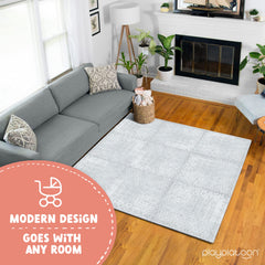 Extra-thick 5/8-inch foam tiles for comfortable floor play