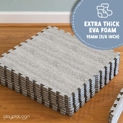 Play Platoon 58-inch thick foam tiles offer extra tummy-time comfort