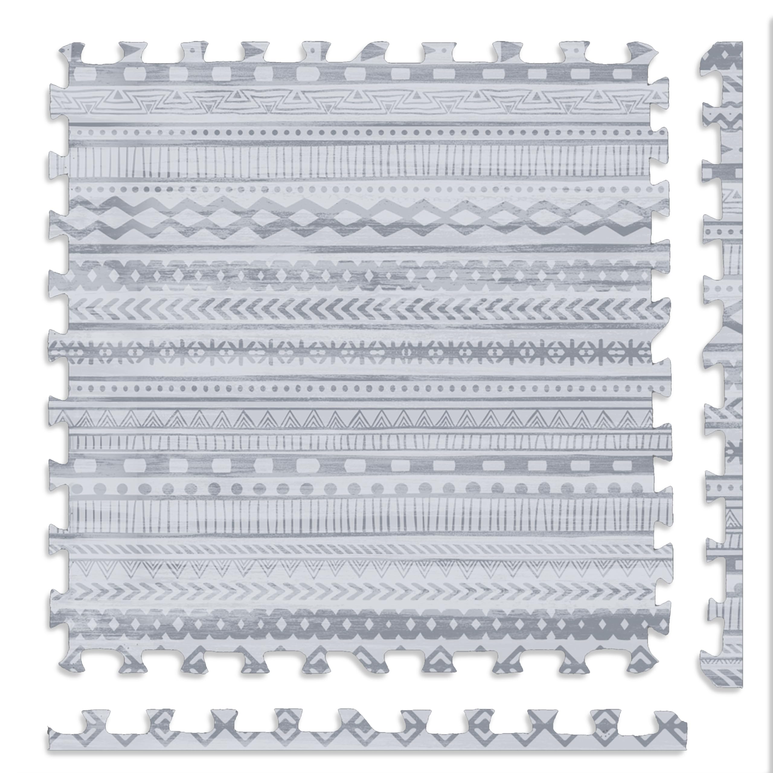 Play Platoon Acadia pattern mat for safe, comfortable toddler play on the floor.