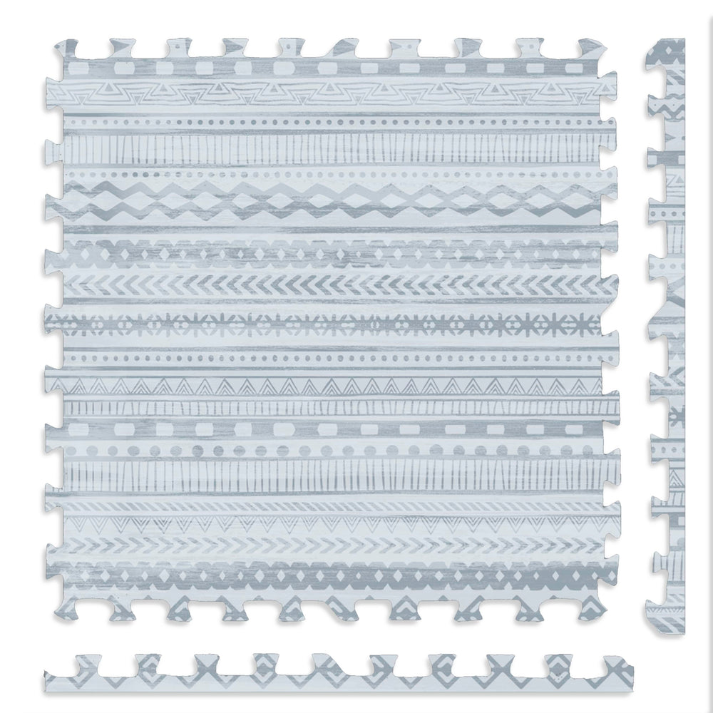 Play Platoon Acadia pattern mat for safe, comfortable toddler play on the floor.