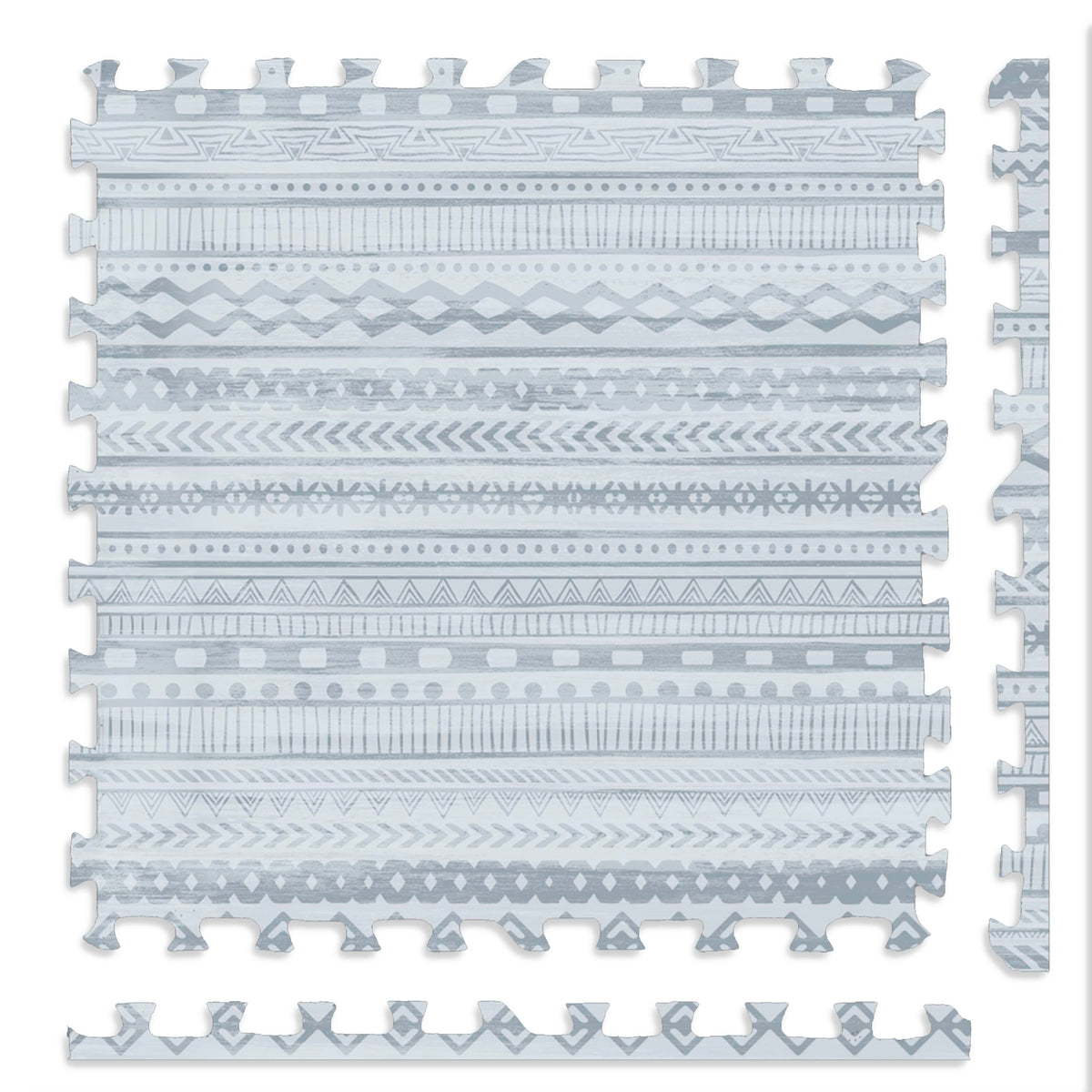 Play Platoon Acadia pattern mat for safe, comfortable toddler play on the floor.