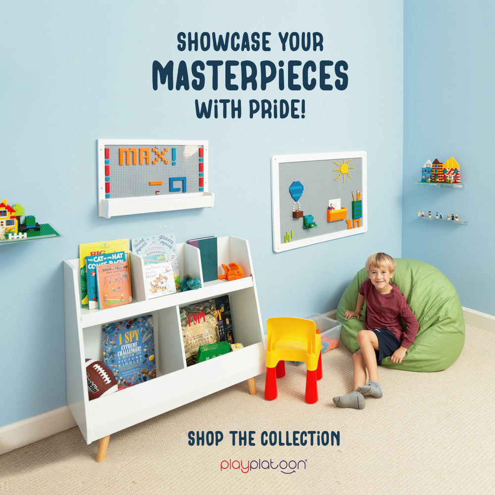 Play Platoon durable acrylic construction provides lasting shelf performance.