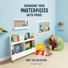 Play Platoon durable acrylic construction provides lasting shelf performance.