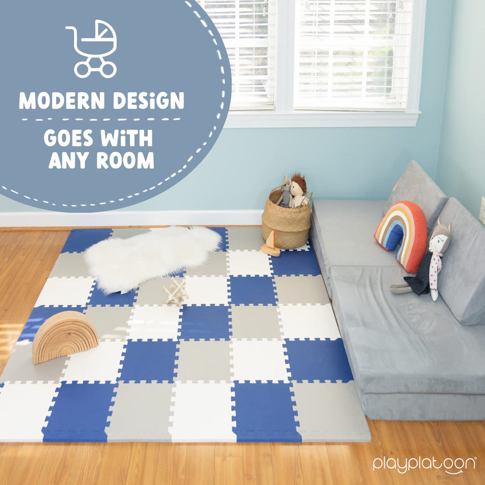 Play Platoon durable water-resistant foam mat demonstrated for everyday use.