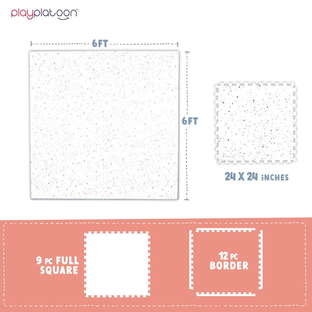 Play Platoon extra-thick foam tiles cushion kids during floor play
