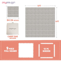 Play Platoon interlocking tiles create a cushioned surface for crawling