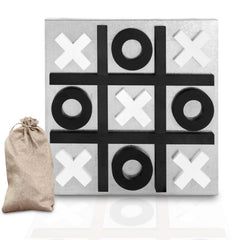 Play Platoon magnetic tic tac toe wall-mounted board keeps pieces secure during play